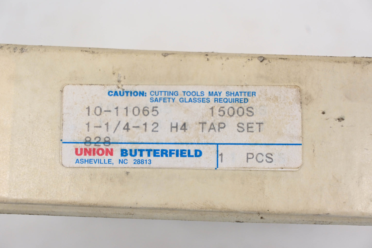 Union Butterfield 10-11065 1 1/4-12 NF GH4 HSS Hand Tap Kit