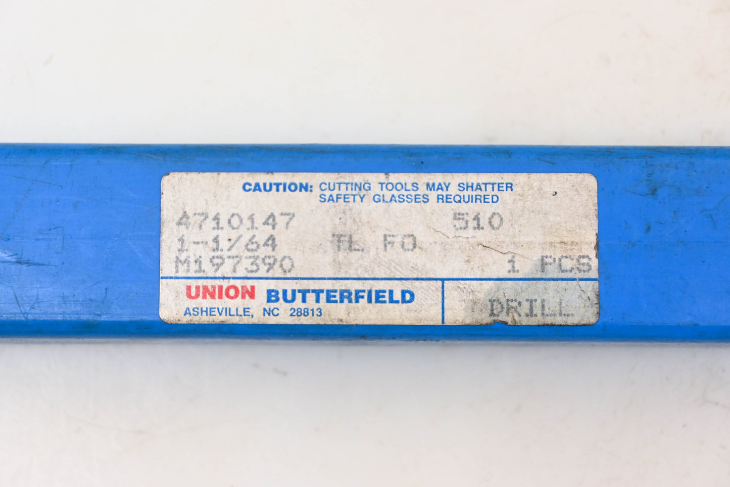 Union Butterfield 4710147 1-1/64 HS Drill Bit NOS