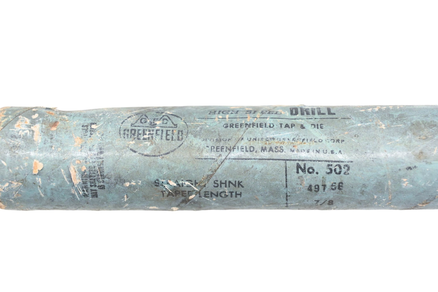 Greenfield 49756 No.502 7/8" x 10.25" HS Drill Bit