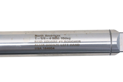 North American Tool Company DB002-7 1-1/4"-4 HS G 10deg LH Mod Square #1 Rougher Hand Tap NOS
