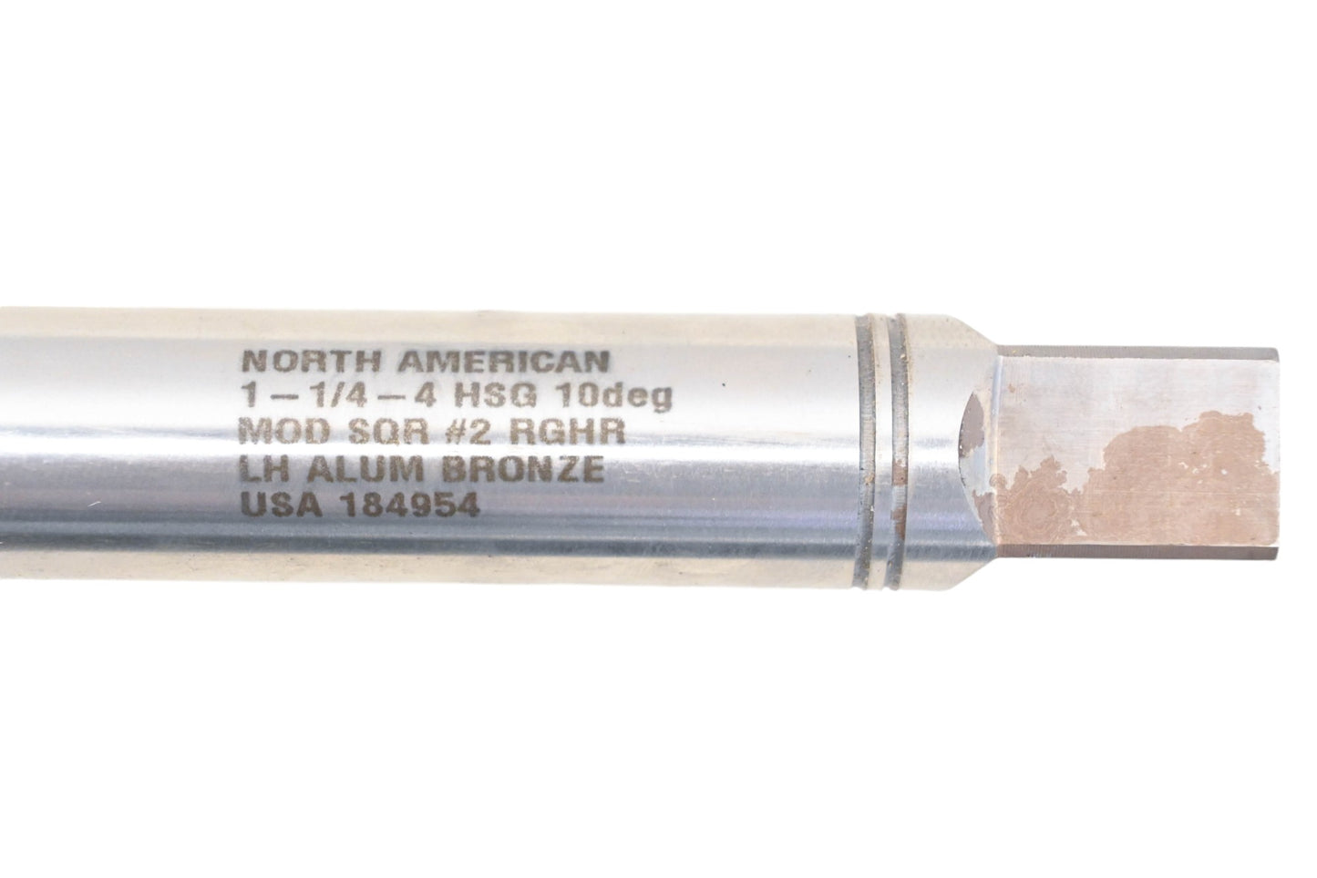 North American Tool Company DB002-8 1-1/4"-4 HS G 10deg LH Mod Square #2 Rougher Hand Tap NOS