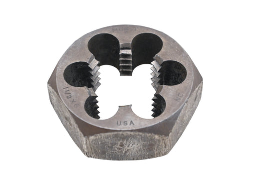 Morse 31330 1-1/2"-6 NC Hex Die