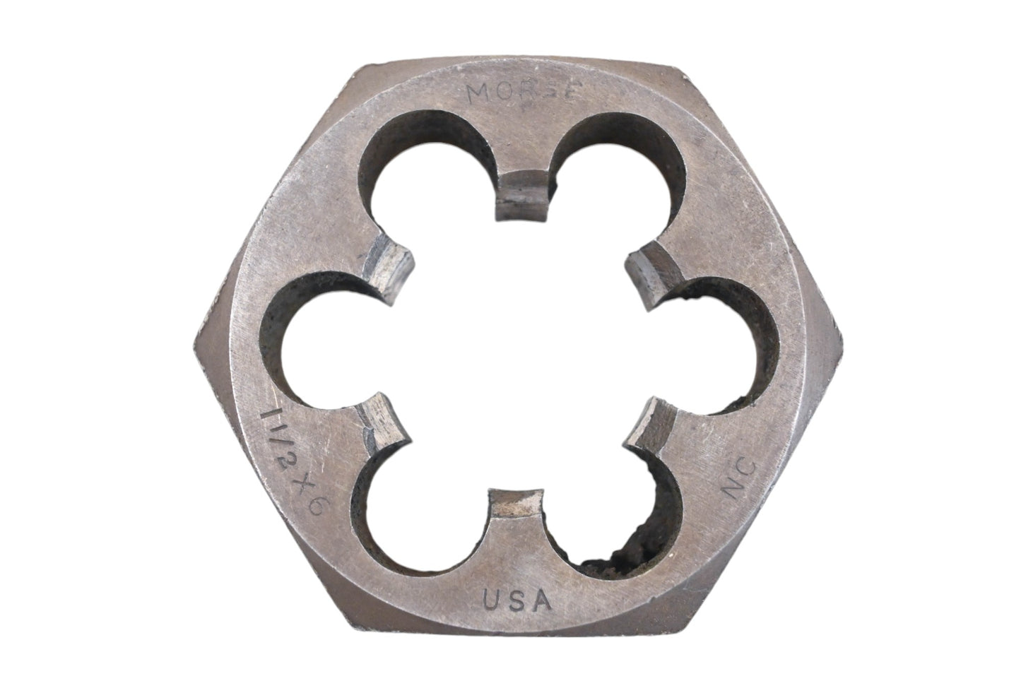Morse 31330 1-1/2"-6 NC Hex Die