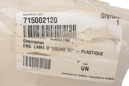 Aftermarket 715002120 Plow 72" Wear Blade Kit NOS