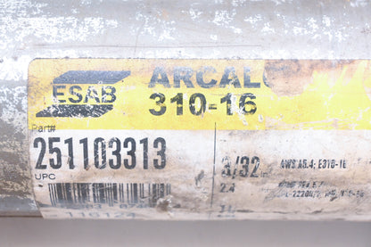 Arcaloy 251103313, 310-16 Welding Rods 11/128" x 12" 10lbs Qty 290 NOS