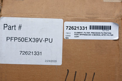 Precision PFP50EX39V-PU, 72621331 Water Filter Element NOS