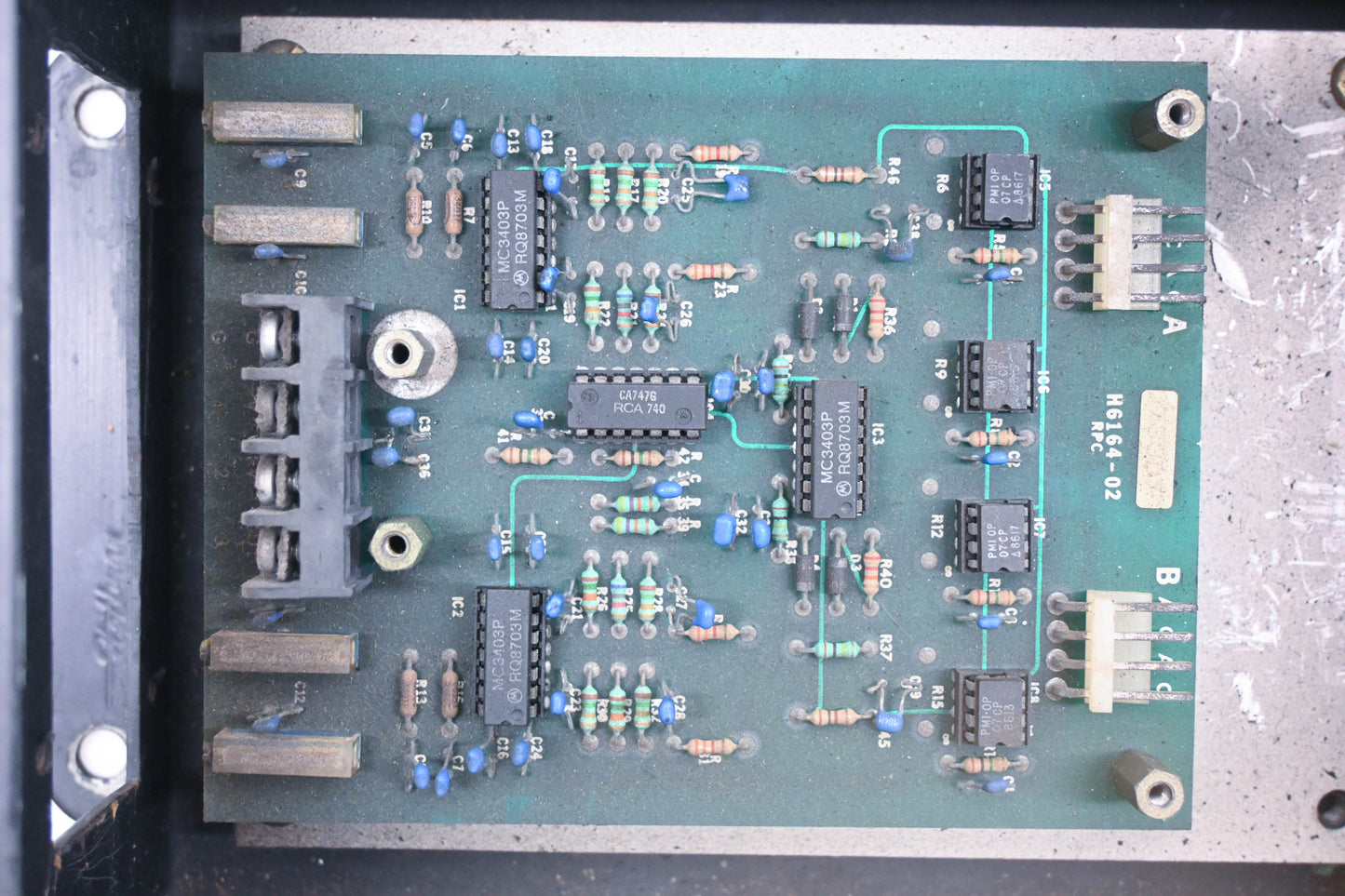 North American Combustion H6164-02, H3118-20-50 Center Guide Detector Circuit Board & Box