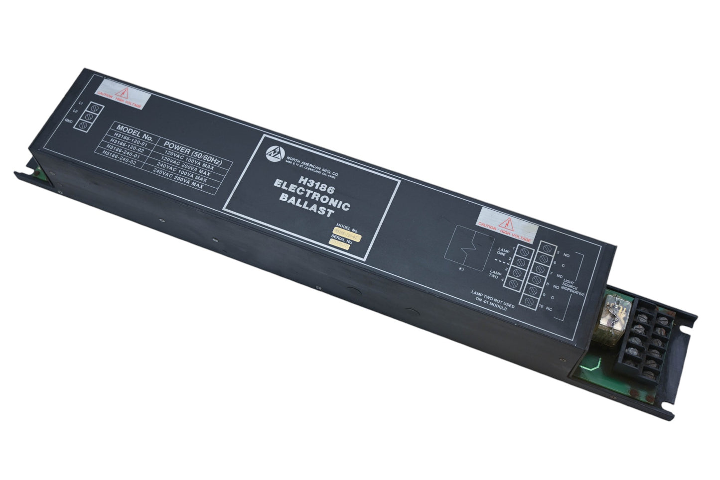 North American Combustion H3186-120-01 Electronics Ballast Assembly