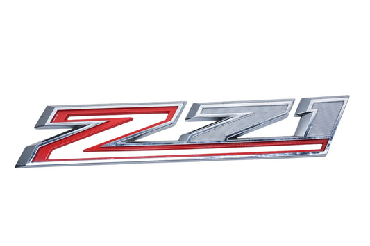 General Motors 84632695 2019 Silverado Z71 Red/Chrome 11.5" x 2" Emblem
