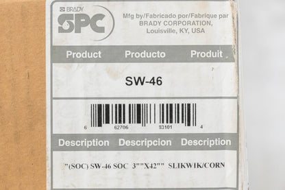 SPC SW-46, 34902600 Slikwik 3"x42" Absorbent Soc NOS