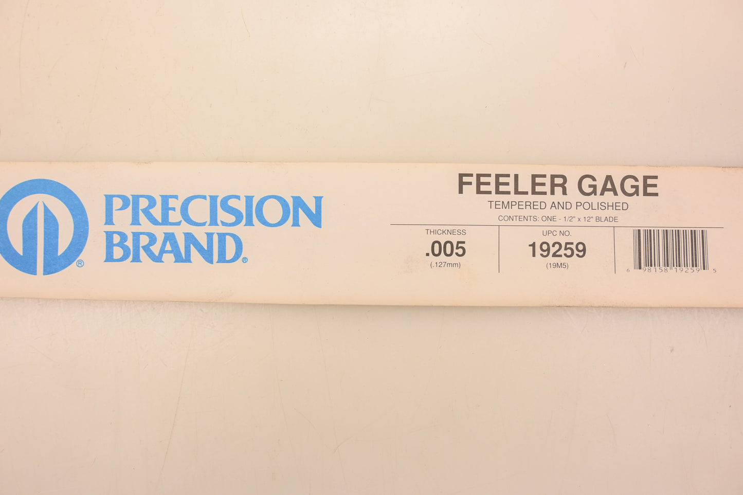 Precision Brand 19259 Feeler .005 Gage NOS