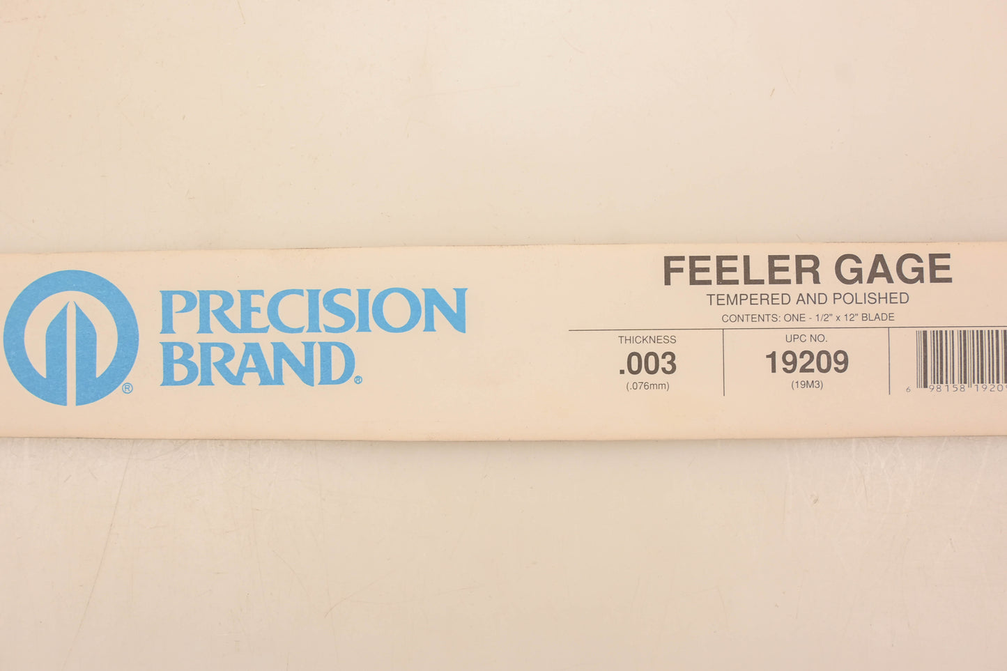 Precision Brand 19209 Feeler .003 Gage NOS
