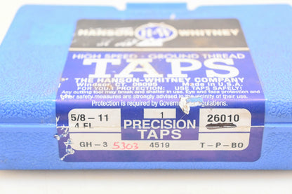Hanson-Whitney 26010, 26011, 26013 High Speed GH-3 5/8-11 Tap Kit