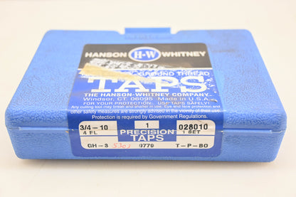 Hanson-Whitney 28010, 28011, 28013 High Speed GH-3 3/4-10 Tap Kit