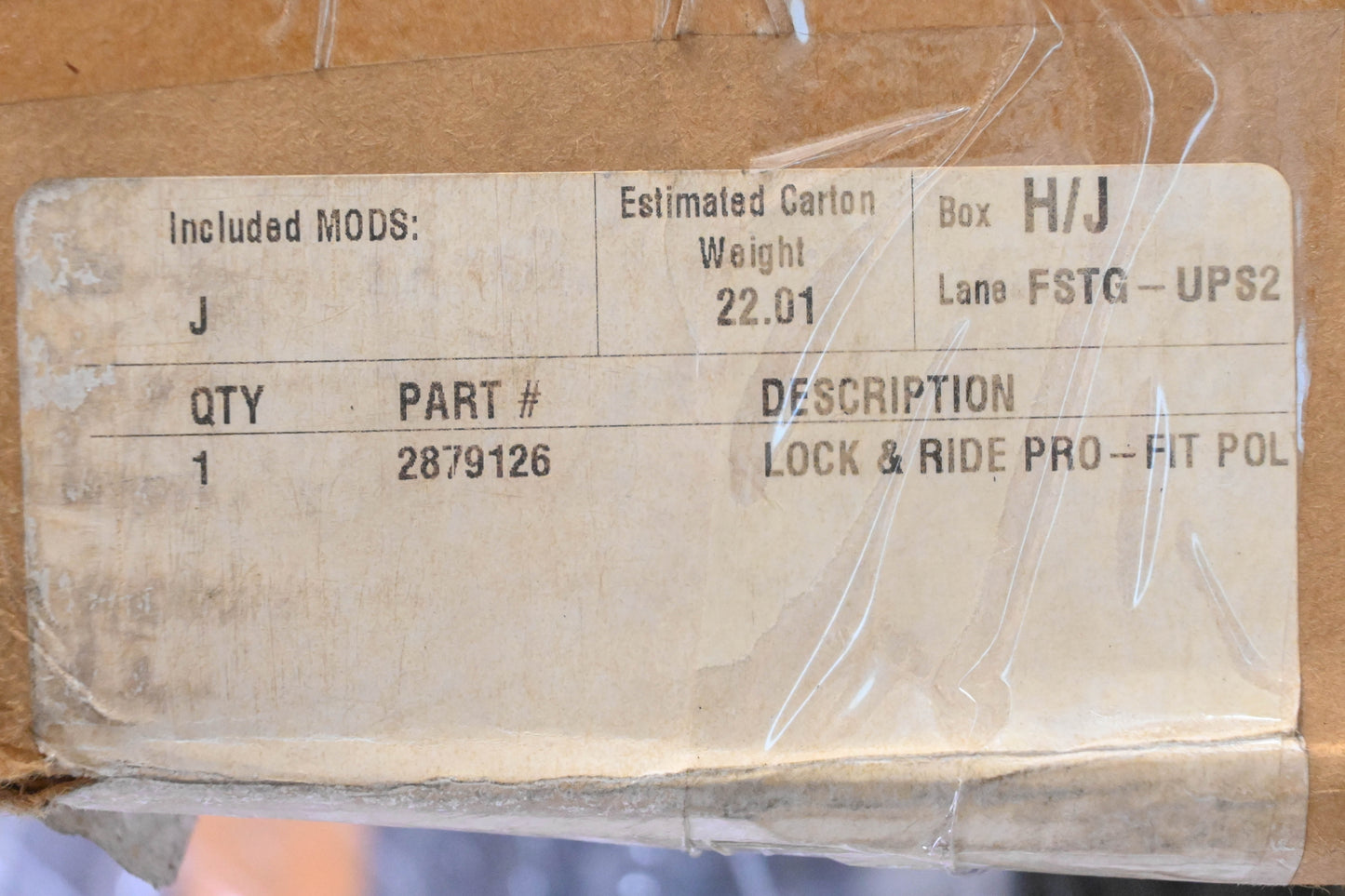 New OEM Polaris 2879126 Lock N Ride Polycarbonate Full Windshield NOS
