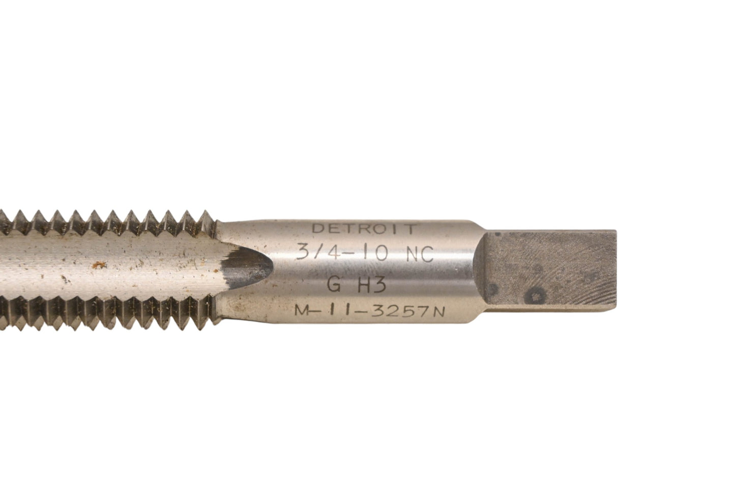Detroit M-11-3257N 3/4"-10 NC Bottoming Hand Tap