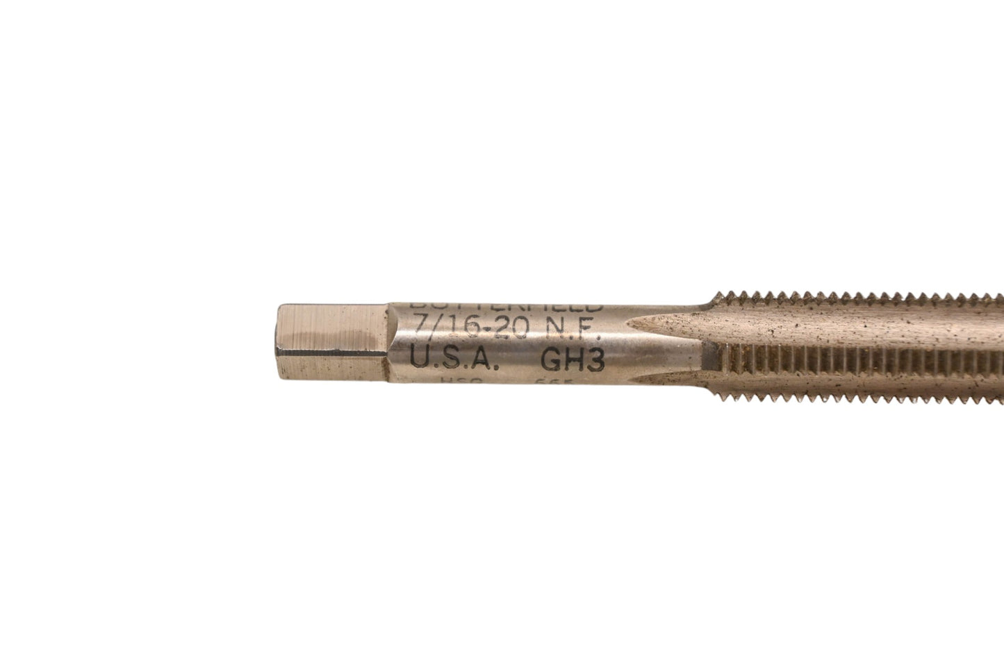 Butterfield BL006-12 7/16"-20 N.F. GH3 Bottoming Hand Tap