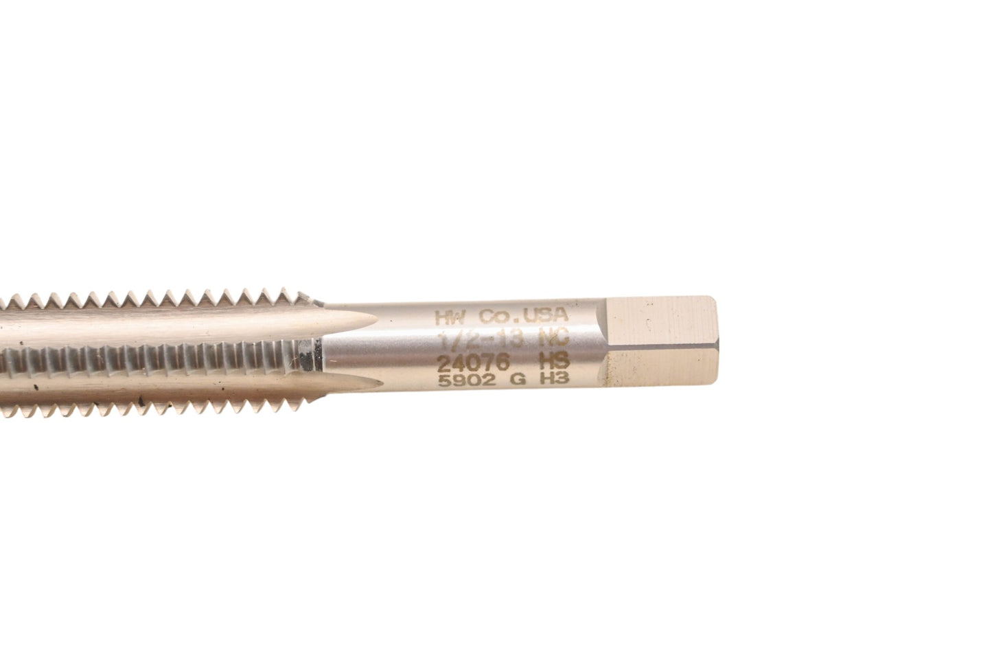 Hanson-Whitney 24076 1/2"-13 N.C. GH3 Taper Hand Tap NOS