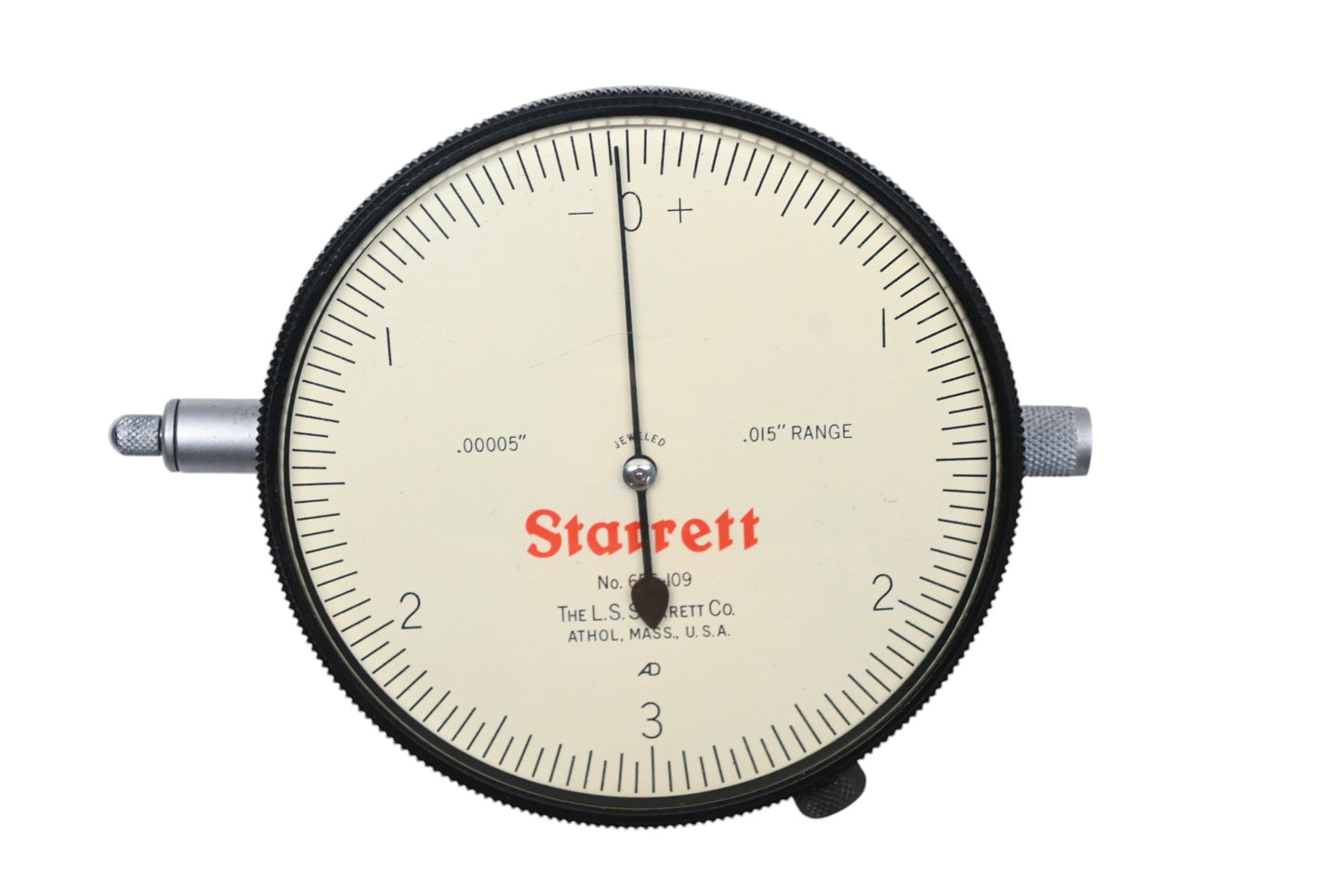 Starrett 656-109 Dial Indicator .0005"-.015"