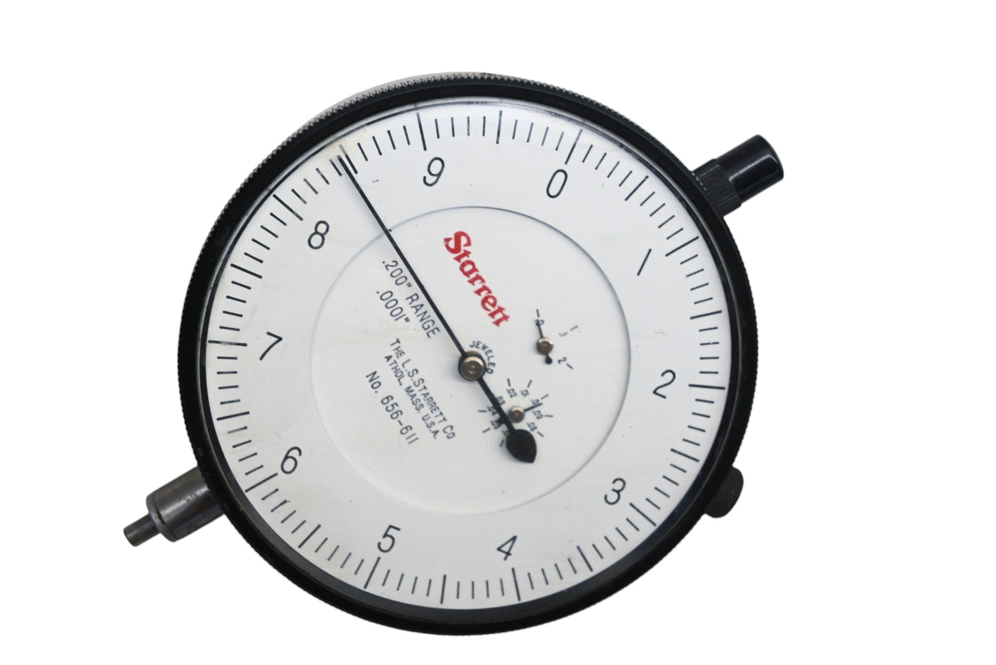 Starrett 656-611, Dial Indicator .200"-.0001"