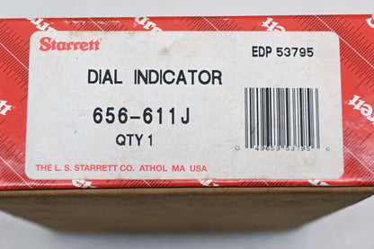 Starrett 656-611, Dial Indicator .200"-.0001"