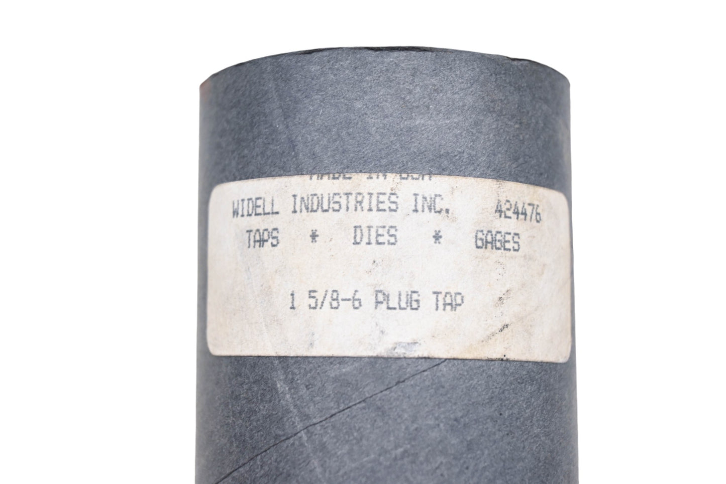 Widell 424476 1 5/8"-6 HSS Plug Hand Tap NOS