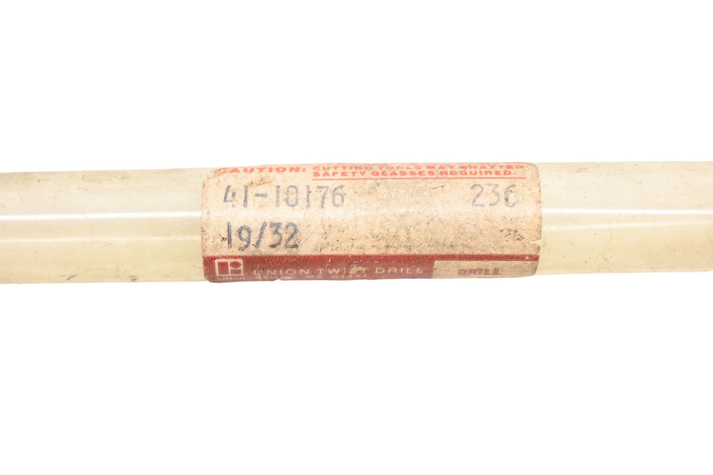 Union Twist 41-10176, 4110176 19/32" Twist Drill Bit NOS
