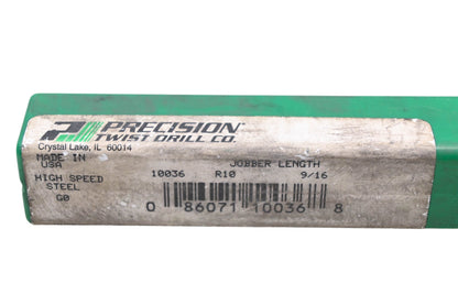 Precision 10036 9/16" R10 Twist Drill Bit