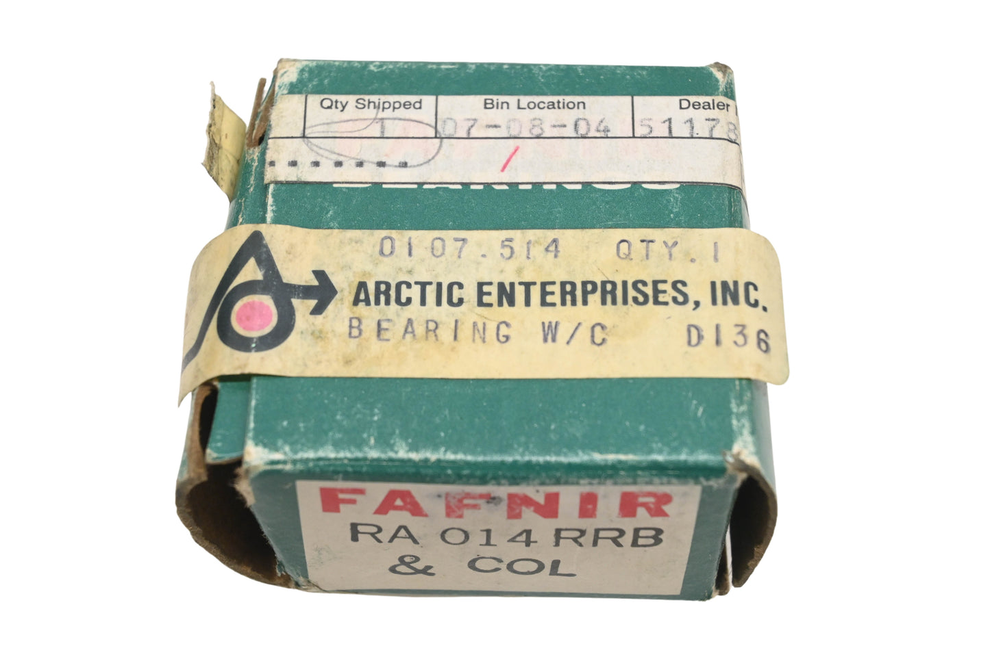 New OEM Arctic Cat 0107-514, RA 014 RRB Fafnir Adapter Bearing Kit NOS