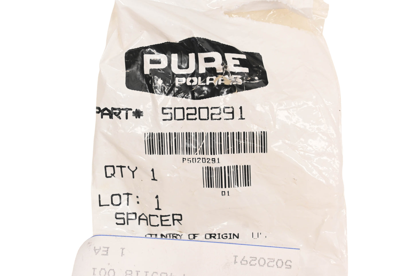 New OEM Polaris 5020291 Input Shaft Spacer NOS