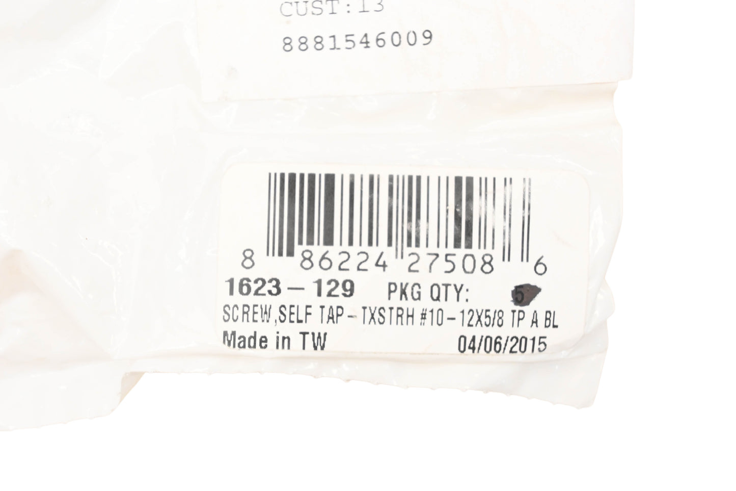 New OEM Arctic Cat 1623-129 Self Tapping Screws Qty 2 NOS