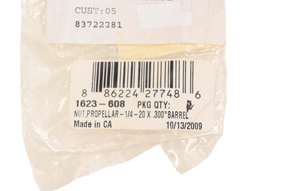New OEM Arctic Cat 1623-608 Propeller Nut NOS