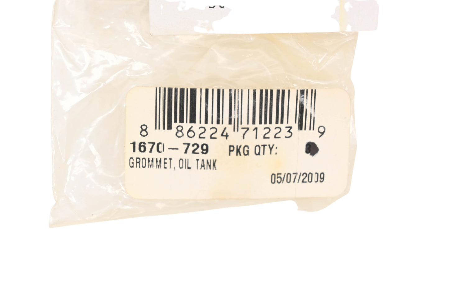 New OEM Arctic Cat 1670-729 Oil Tank Grommet NOS