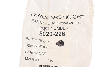 New OEM Arctic Cat 8020-226 Hex Flange Cap Screw NOS