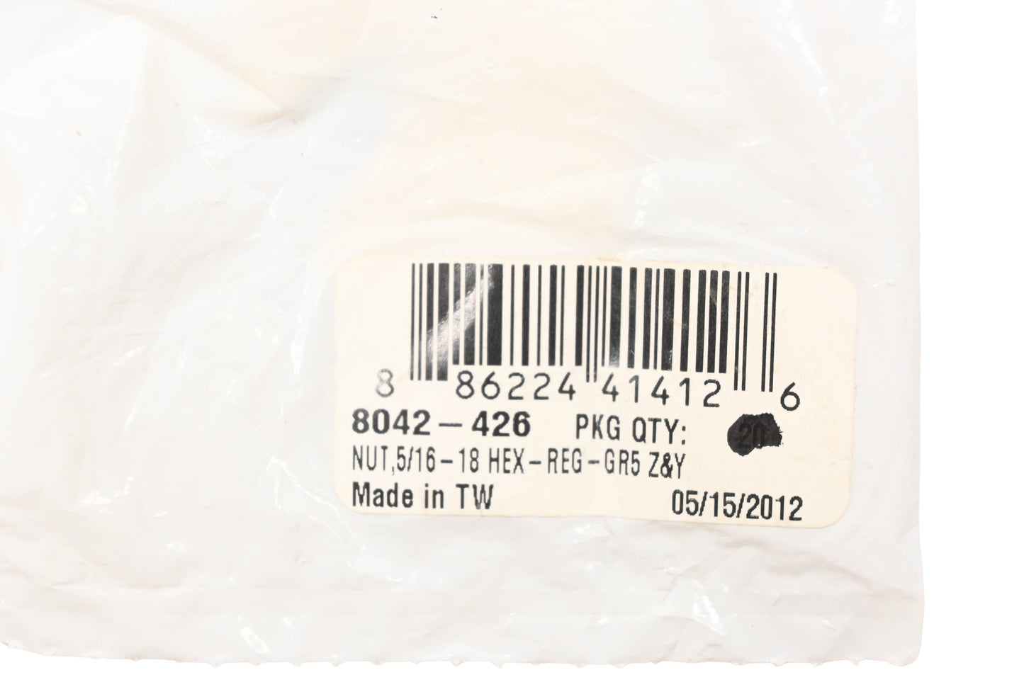 New OEM Arctic Cat 8042-426 Hex Nuts Qty 4 NOS