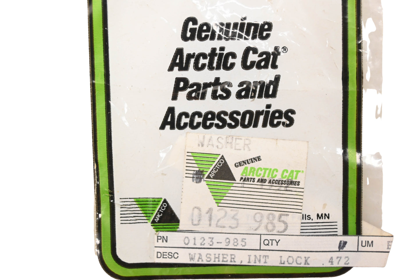 New OEM Arctic Cat 0123-985 Lock Washers Qty 4 NOS