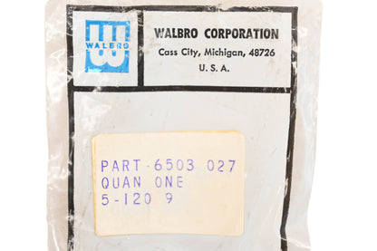 New OEM Arctic Cat 6503-027 Walbro Fuel Pump Body Assembly NOS