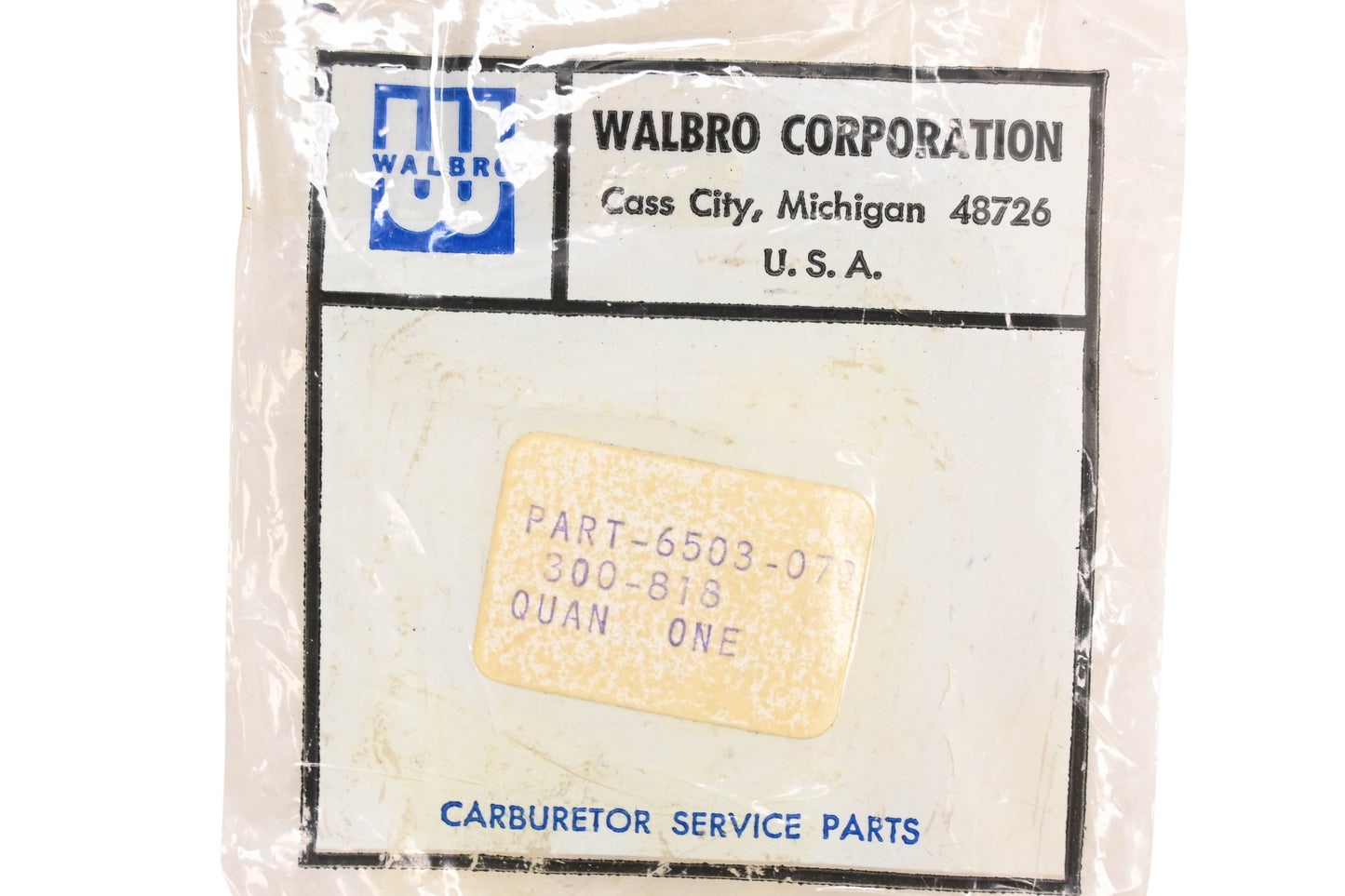 New OEM Arctic Cat 6503-079, 300-818 Walbro Carburetor Repair Kit NOS