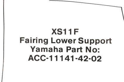 New OEM Yamaha ACC-11141-42-02 Lower Fairing Support Kit NOS