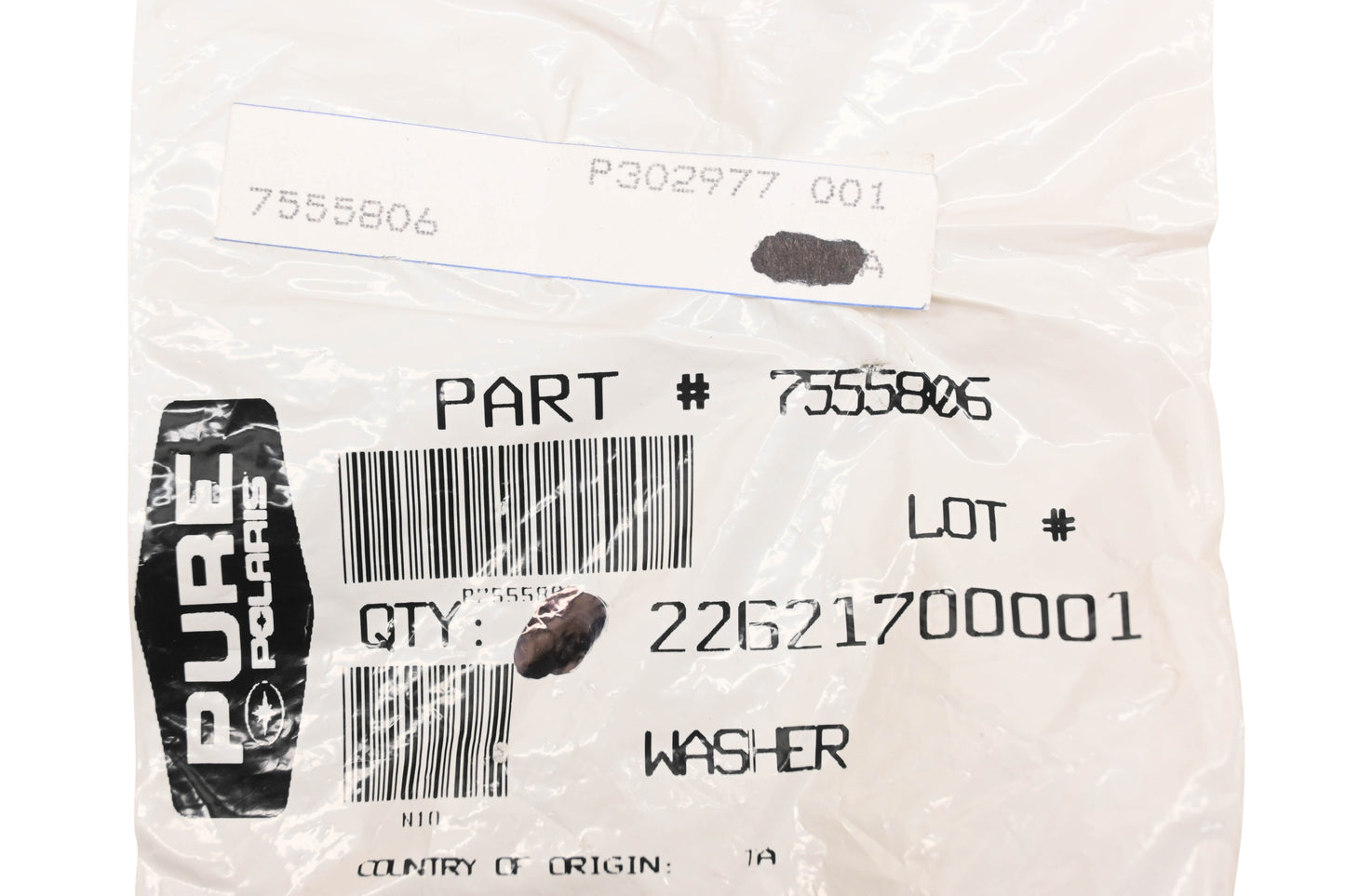 New OEM Polaris 7555806 Washers Qty 4 NOS