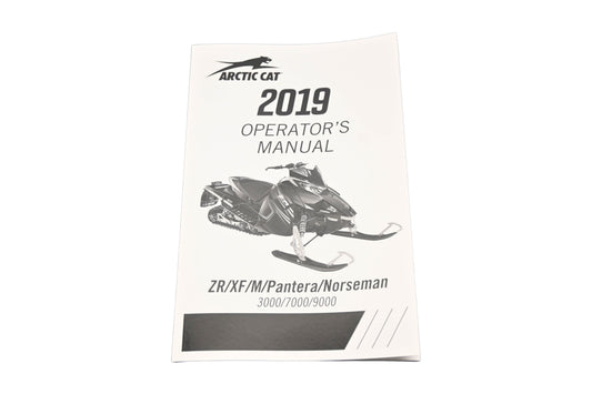 New OEM Arctic Cat 2262-050 2019 XR/XF/M/Pantera Norseman Operator's Manual NOS