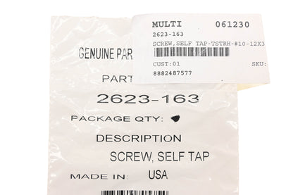 New OEM Arctic Cat 2623-163 Self Tapping Screws Qty 3 NOS