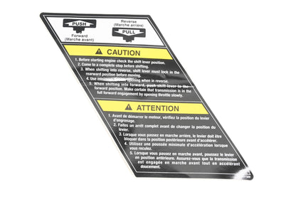 New OEM Arctic Cat 2611-309 Shift Caution Decal NOS