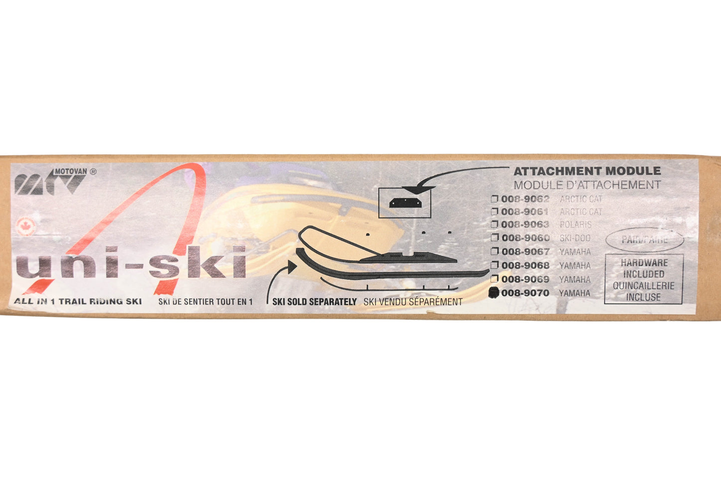 Motovan 008-9070 Uni-Ski Saddle Kit NOS