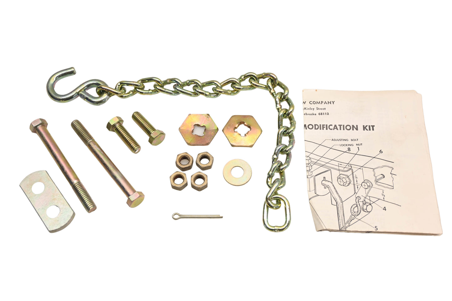 The Snow Company 24-533 Trailer Hitch Lock Modification Kit NOS