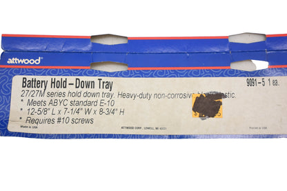 Attwood 9091-5 Battery Hold-down Tray Kit NOS