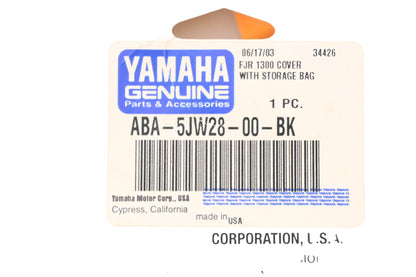 New OEM Yamaha ABA-5JW28-00-BK FJR Cover With Storage Bag NOS