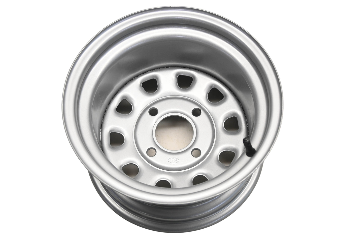 ITP 1225544032 Silver Delta Steel Wheel 12x7 2+5 4/110 NOS