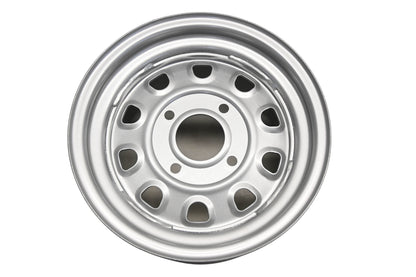ITP 1225544032 Silver Delta Steel Wheel 12x7 2+5 4/110 NOS