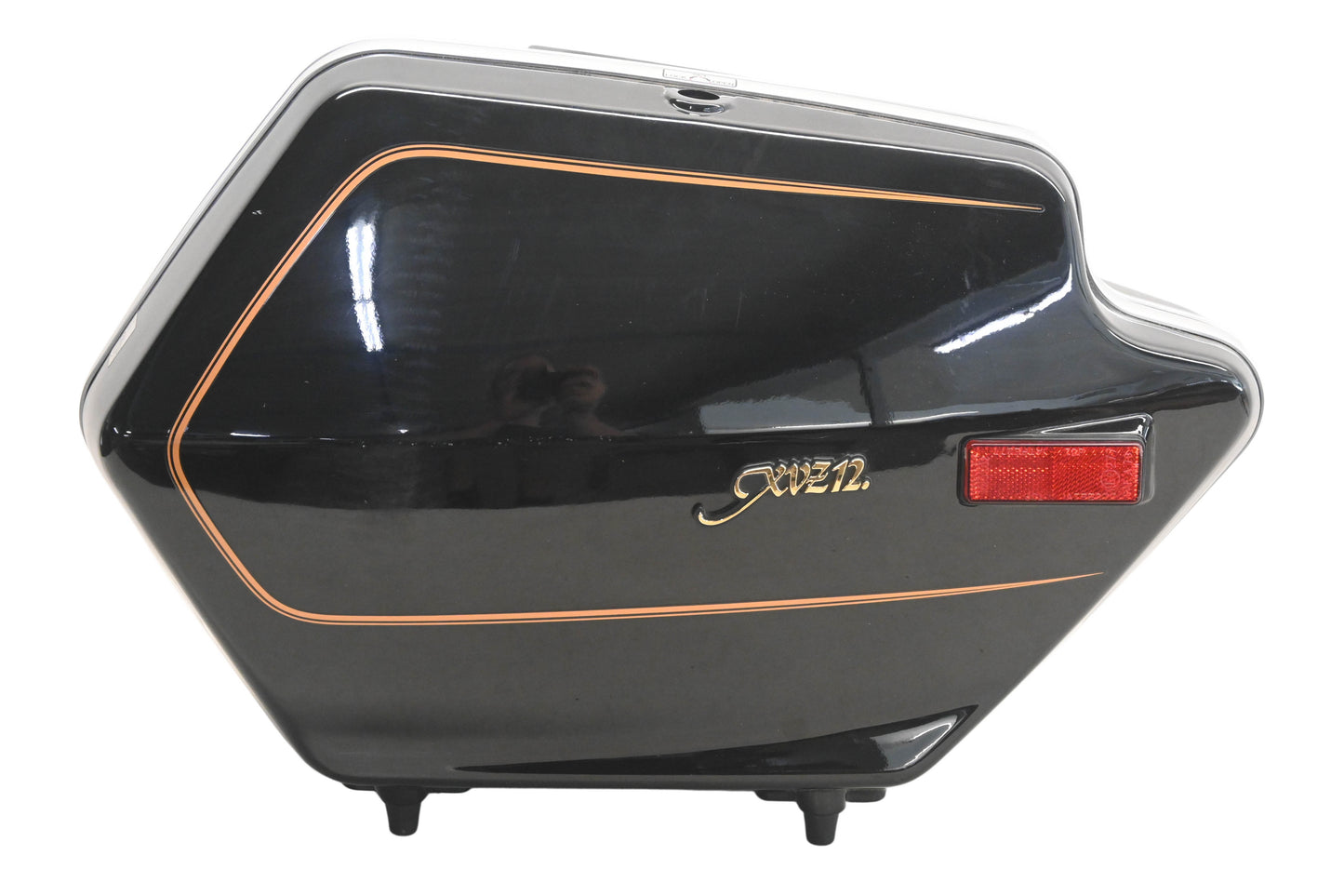 New OEM Yamaha 26H-Y2843-00-AY Black Left XVZ12 Saddlebag NOS